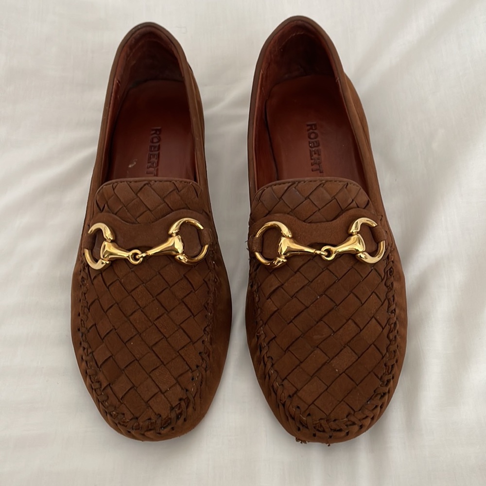 Robert Zure  Cashmere Suede Perlata Sigaro Driver size 7.5